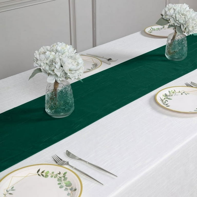 Efavormart 14x48 Green Preserved Moss Table Runner with Fishnet Grid For  Weddings Party Decor Fit Rectangle and Round Table