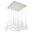 thumbnail image 1 of ET2 E20517-18 Pcs Larmes LED Chrome Poli Suspension Simple pour Plafond - 19 Po., 1 of 1