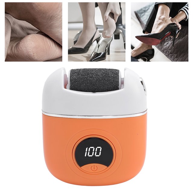 Electric Callus Remover Foot File Pedicure Tool Battery Powered Electric Foot Grinder Slick Dry, Rough Skin Electric Callus Remover Automatic Callus Remover for Comfortable
