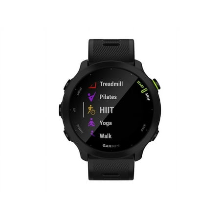 Garmin Forerunner 55, GPS Running Watch with Daily Suggested Workouts, Up to 2 weeks of Battery Life, Black