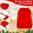thumbnail image 3 of 50 Pieces Velvet Drawstring Pouch Bulk 2.76 x 3.54 Inches Small Jewelry Pouch Mini Gift Bags, Gift Packaging Wrap Bags for Valentine's Day Wedding New Year Christmas Party Favors, 3 of 5