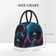 thumbnail image 2 of Balery Punk Style Blue Haired Skull Bolsa de Almuerzo para Mujeres, Caja de Almuerzo, Bolsa de Almuerzo Pequeña Impermeable, Tote de Almuerzo Reutilizable con Gran Capacidad, 2 of 6