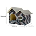 thumbnail image 3 of Dalazy Portable Dog Cat Kennel House – Easy Storage And Travel Made Easy Cute Polyester Sturdy And Durable blue, 3 of 6