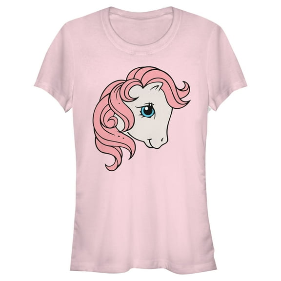 Junior's My Little Pony Snuzzle Portrait  Graphic Tee Light Pink Large
