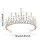thumbnail image 2 of Diadema de diamantes de imitación para cumpleaños. Elegante para bodas y celebraciones de 18 cumpleaños., 2 of 5
