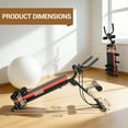 thumbnail image 3 of QinaQin Adjustable Ab Trainer, Foldable Core Workout Machine with LCD Display for Sit Ups, Leg Raises and Push Ups, 3 of 6