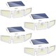 thumbnail image 1 of Luces solares INCX 156 LED 8W con sensor de movimiento IP65 a prueba de agua, 1 of 7
