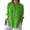 7# Green, variant on Fshiont Linen Button Down Shirt Womens Lapel Collar Plus Size 3/4 Sleeve Tunic Tops Trendy Dressy Business Casual Work Blouse Lightweight Vacation Petite Loose Gauze Tee Green XL