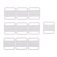 thumbnail image 2 of 10 Sets Bra Clip Clickers Front Closure Buckle CLIPS - White, 33 x 32mm, 2 of 7