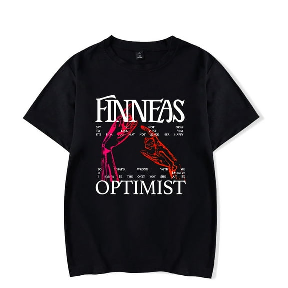 Finneas Merch Optimist  T-shirt t shirt Men Women Short Sleeve Summer Tee Crewneck Top