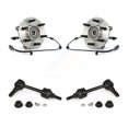 thumbnail image 1 of Transit Auto Front Hub Bearing Assembly and Link Kit for Car 2004 Ford F-150 4WD with 6 Lug Wheels - Left Right Side (Driver Passenger) K77-100347, 1 of 11
