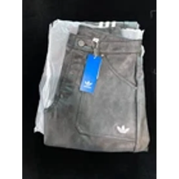 adidas Adilenium Season 3 Vintage Women Faux Leather Pants Casual