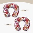 thumbnail image 3 of KLL Coral Reef Pattern Memory Foam Cervical Neck Pillow Versatile U-Shaped Pillows for Home/Office/Camping/Travelling/Soft Washable Cover, 3 of 8