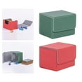 thumbnail image 1 of 2 piezas de caja de cubierta de tarjeta comercial, caja de organización de tarjeta, Protector de soporte de tarjeta de juego para tarjeta , tarjetas de juego, tarjeta de Rojo y verde Salvador Estuche de baraja de cartas, 1 of 10
