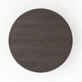 thumbnail image 3 of Georgio Dining and Poker Table in Walnut Wood Finish with Black Faux Leather, 3 of 18