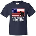 thumbnail image 3 of Inktastic Military Uncle is my Hero US Flag Youth T-Shirt, 3 of 5