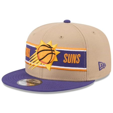Youth New Era Tan/Purple Phoenix Suns 2024 NBA Draft 9FIFTY Snapback Hat