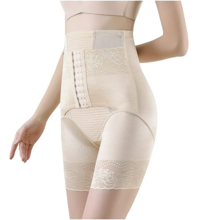 

AOOCHASLIY Shapewear for Women Reduce Price Shaping Brief High-waisted Pants with Enhanced Breasted Belted Waist