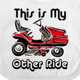 thumbnail image 4 of Inktastic Mower My Other Ride Boys or Girls Baby Bib, 4 of 4