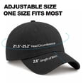 thumbnail image 5 of Gocvo 2 Packs Plain Baseball Cap for Men Women, Adjustable Size Baseball Hat for Casual and Sports Outfits, Black & Beige, 5 of 8