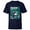 Navy, variant on Disney and Pixar’s Finding Nemo Bruce the Shark Deep - Short Sleeve T-Shirt for Kids - Customized-Black