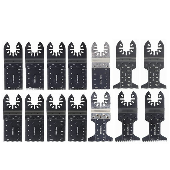 waltyotur Oscillating Saw Blade Multi-Tool Blades for Wood and Plastic 14 Pieces