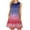 Red Womens Summer Dress, variant on USSUMA Summer Dresses for Women 2022 4th of July American Flag Dress Wedding Guest Knee Length Flowy A line Swing Sun Dresses Casual Sleeveless Midi Round Neck Beach Party Sundresses