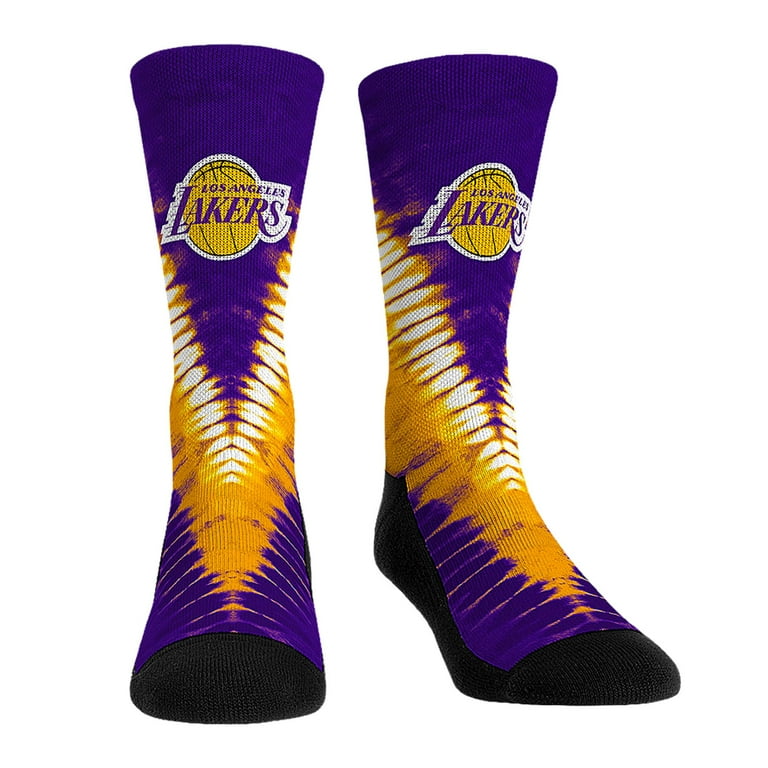 Youth Rock Em Socks Los Angeles Lakers Three-Pack Crew Socks Set