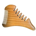 thumbnail image 3 of 2 peines masajeadores de cuero cabelludo de madera y cepillos desenredantes para el cabello, antiestáticos y ecológicos para mujeres y hombres., 3 of 5