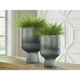 thumbnail image 5 of Signature Design by Ashley Pennmore 12" Glass Vase, Antique Blue Finish, 5 of 5