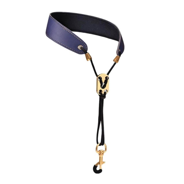 fastboy Saxophone Neck Strap Padded Comfortable for Soprano Saxophone Bass Clarinet Blue