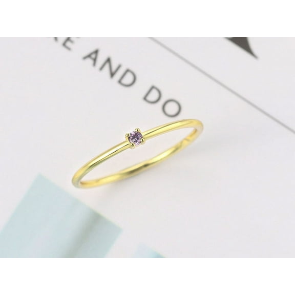 Womens Fashion Rings Copper Inlaid Zircon Geometric Design Elegant Simple Rings for Women