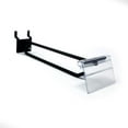 thumbnail image 2 of 6" Pegboard Flip Up Scanner Hooks w/ 2.5" L X 1.25" H Scanner Plates, Black, 50 Pack, 2 of 4