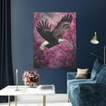 thumbnail image 5 of KLL Flower Bald Eagle Print Farmhouse Canvas Wall Art,Wall Decorations For Living Room Office Canvas Wall Decor for Home Decorations, 12'×16’’, 5 of 8