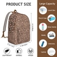 thumbnail image 5 of Durable student backpack featuring classic cheetah pattern and adjustable S-shaped shoulder straps for comfort., 5 of 5