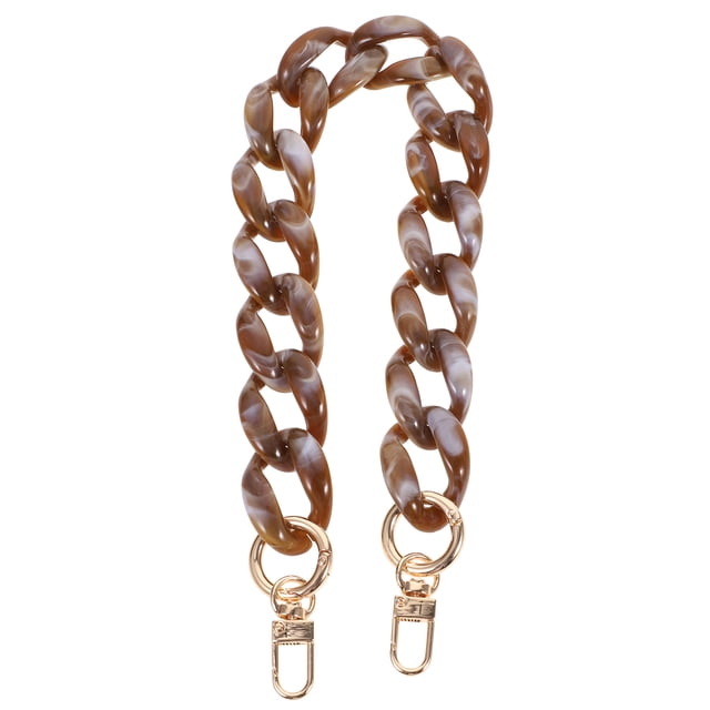 Shisuyan Bag Decorative Chain Acrylic Replacement Chain Women Coffee Everyday Use 1Set