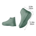 thumbnail image 3 of Unisex Silicone Rain Shoe Covers Thickened WearResistant Waterproof OvershoesNonSlip Reusable Portable Shoe Protectors For Outdoor WalkingCycling Garden, 3 of 9