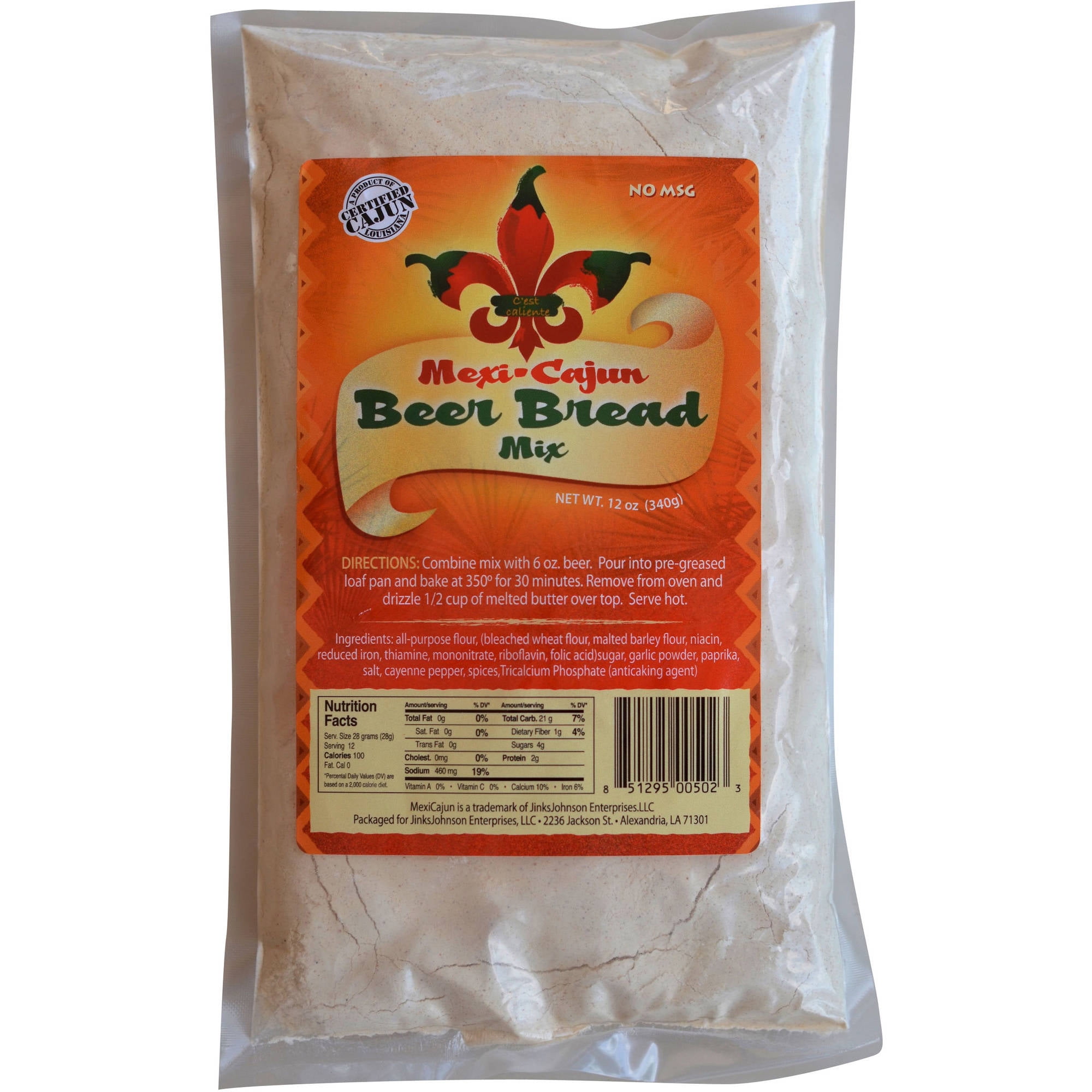 Mexi-Cajun Beer Bread Mix, 12 oz by Mexi-Cajun