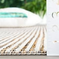 thumbnail image 4 of SAFAVIEH Courtyard Finola Geometric Indoor/Outdoor Area Rug, Ivory Grey/Rust, 6'7" x 6'7" Square, 4 of 10