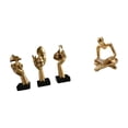thumbnail image 6 of Dualoai Creative Abstract Resin Thinker Statues Figurine Craft Sculptures Tabletop Decorations Souvenirs for Office Bookshelf Living Room, 6 of 8