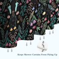 thumbnail image 6 of Pioneer Flower Floral Print Pattern Shower Curtain 72"x72" ,Bathroom Decorative Shower Curtains Set with 12 Hooks,Modern Waterproof Washable Shower Curtain, 6 of 6