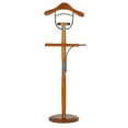 thumbnail image 2 of Cortesi Home  Asheton Wood Base Executive Suit Rack/ Valet Stand, 2 of 2