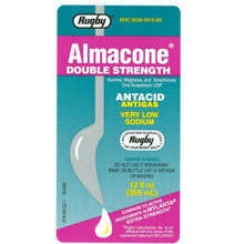 Rugby Almacone Double Strength Antacid, 12 Fl. Oz.