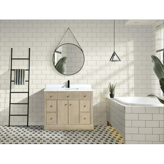 Redondo 42" Bathroom Vanity Ash Oak