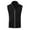 Black, variant on uikmnh Mens Autumn and Winter Fashion Casual Standing Neck Zipper Pocket Knitted Sweater Vest