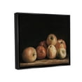 thumbnail image 3 of Classic Apple Vintage Still Life Food & Beverage Painting Jet Black Framed Art Print Wall Art, 3 of 6