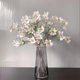 thumbnail image 2 of Xiao Hua 6 flores artificiales de tacto real para decoración del hogar, oficina, boda, arreglo floral (Q47), 2 of 5