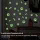 thumbnail image 3 of Inteprter 2 hojas de pegatinas de pared luminosas, pegatinas de habitaciones interesantes, accesorios autoadhesivos, calcomanía DIY, diseño de Decoración del hogar, 3 of 6