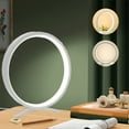 thumbnail image 4 of Desk Lamps for Bedroom,Bedside Table Lamp for Bedroom,Small Bedroom Lamps,Table Lamp,Metal Ring Table Lamp Bedside Table Bedside Lamp,Modern Reduce Lamp/Bedroom/Living Room LED Warm Light,10 Inch, 4 of 7
