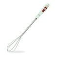 thumbnail image 2 of Stainless Steel Mini Whisk Ceramic Handle Coffee Milk Frother Beater For Cooking, 2 of 11